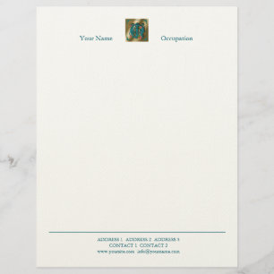 Antiek letter M - letterhead Custom Briefhoofd