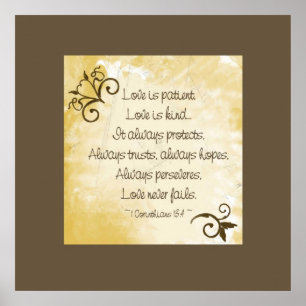 Antiek liefde is patiënt poster