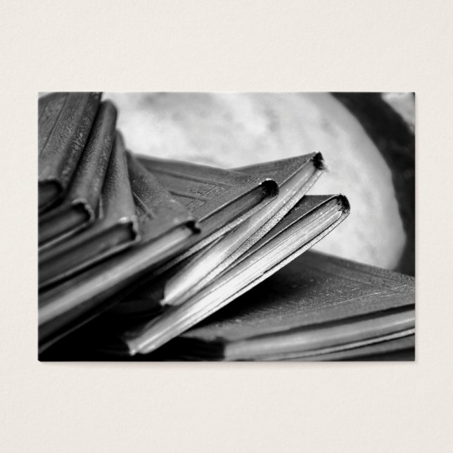 Antiek literatuur visitekaartje (Voorkant)