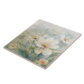 Antiek look Bloemen Ontwerp 339 Tegeltje (Zijkant)