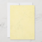 Antiek look bruiloft uitnodiging (Achterkant)