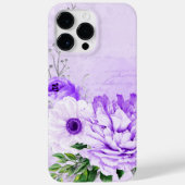 ANTIEK LOOKLAVENDER SCRIPT & FLOWERS Case-Mate iPhone CASE (Achterkant)
