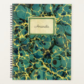  Antiek marmer paper en label Planner (Voorkant)