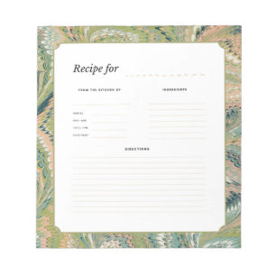 Antiek Marmerpapier Recept Notitieblok