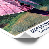 Antiek Masquerade Girl Poster (Hoek)