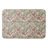 Antiek Mauve Rozen op Mint Badmat (Voorkant)