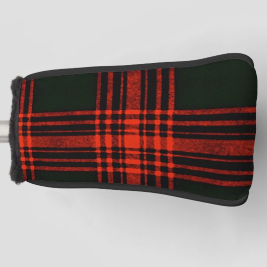 Antiek menzies jagen op Tartan Pset Pattern Golfheadcover (Voorkant)