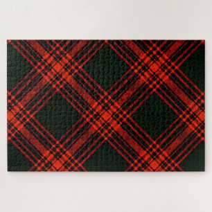 Antiek menzies jagen op Tartan Pset Pattern Legpuzzel