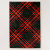 Antiek menzies jagen op Tartan Pset Pattern Legpuzzel (Verticaal)