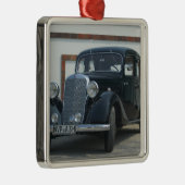 antiek mercedes 3 metalen ornament (Rechts)
