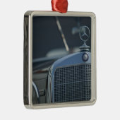 antiek mercedes 4 metalen ornament (Rechts)