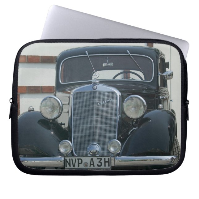 antiek mercedes laptop sleeve (Voorkant)