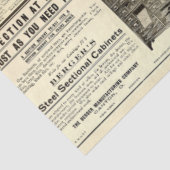 Antiek  Merchant Ads Ephemera Tissuepapier (Detail)