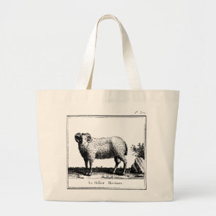Antiek Merino Sheep Canvas tas
