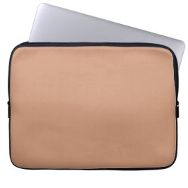 Antiek messing (vaste kleur) laptop sleeve