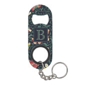Antiek   monogram Floral Mini Flessenopener (Achterkant)