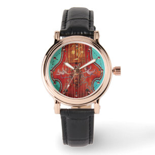 ANTIEK MUZIEKINSTRUMENTEN, LYRA DA GAMBA Music Horloge