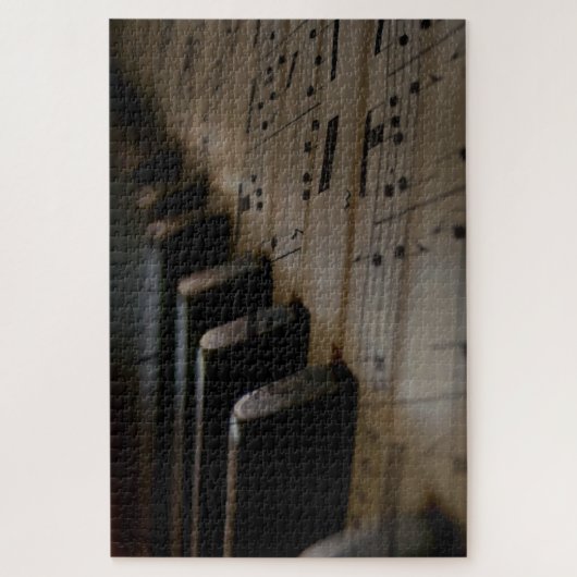 Antiek muziekopnames legpuzzel (Verticaal)