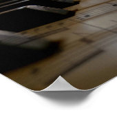 Antiek muziekopnames poster (Hoek)