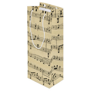 Antiek muziekthema wijn cadeautas