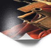 Antiek naaimachine Foto Afdruk (Hoek)