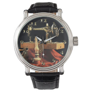 Antiek naaimachine Horloge