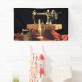  Antiek naaimachine Spandoek (Insitu)