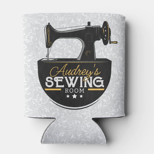 Antiek naaimachine TOEVOEGDE NAAM Zeemacht Blikjeskoeler (Achterkant)