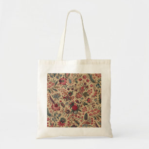 Antiek Naaldwerk Bloem Motief Meubilair Tote Bag