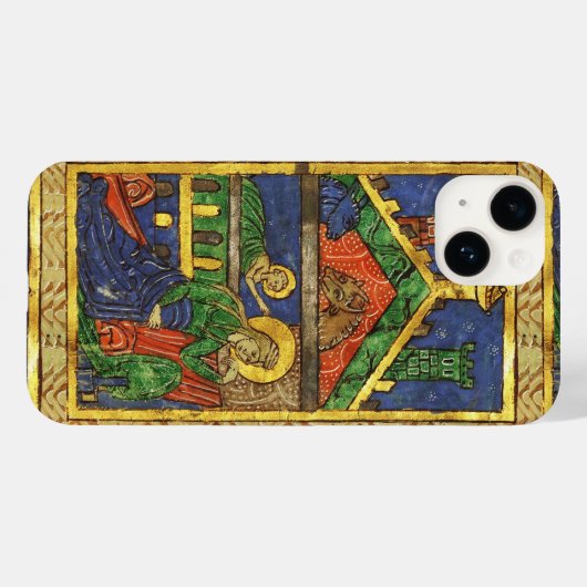 ANTIEK NATIVITEITSCHRISTMAS PARCHCHMENT Case-Mate iPhone CASE (Achterkant (horizontaal))