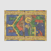 ANTIEK NATIVITEITSCHRISTMAS PARCHCHMENT TISSUEPAPIER (Voorkant)