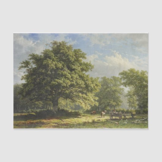 Antiek Natuur Tissuepapier (Voorkant)