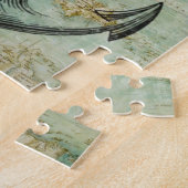 Antiek Nautical Map met Anchor Legpuzzel (Zijkant)