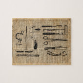 Antiek Necropsiekits, Zombie Apoalypse, kunst Legpuzzel (Horizontaal)