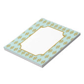 Antiek Notitieblok Aqua Lace (Gedraaid)