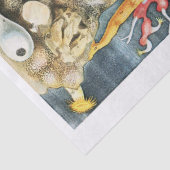 Antiek  oceaankoralen tissuepapier (Detail)