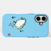 Antiek Oorsprong Verhaal Grumpy Frog Japanese Toad Case-Mate iPhone Case (Achterkant (horizontaal))