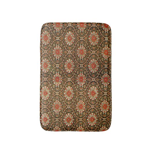 Antiek oost-Turks Perzisch Patroon Badmat (Voorkant Verticaal)