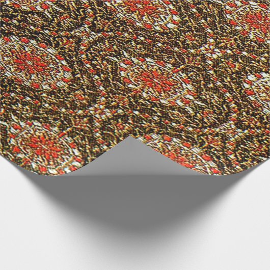 Antiek oost-Turks Perzisch Patroon Cadeaupapier (Hoek)