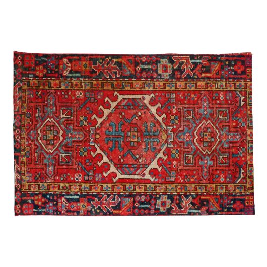 Antiek oost-Turks Perzisch tapijt Kussensloop (Achterkant-Rechts)