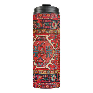 Antiek oost-Turks Perzisch tapijt Thermosbeker