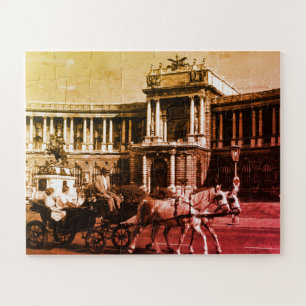 Antiek Oostenrijk Wenen Hofburgpaleis Legpuzzel
