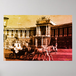 Antiek Oostenrijk Wenen Hofburgpaleis Poster
