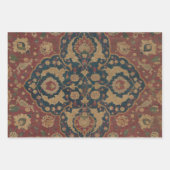 Antiek oosterachtig Perzisch Rode Patroon Inpakpapier Vel (Voorkant 3)