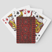 Antiek oosterend design pokerkaarten (Achterkant)