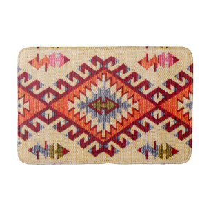 Antiek oosterrood beige Kilim Turks Badmat