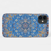 Antiek-oosterse blauwe Turkse tapijtschelp Case-Mate iPhone Case (Achterkant (horizontaal))