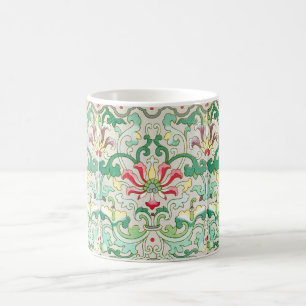 Antiek oosterse bloemmotief William Morris Koffiemok