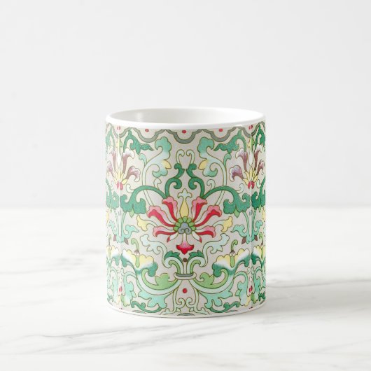 Antiek oosterse bloemmotief William Morris Koffiemok (Center)