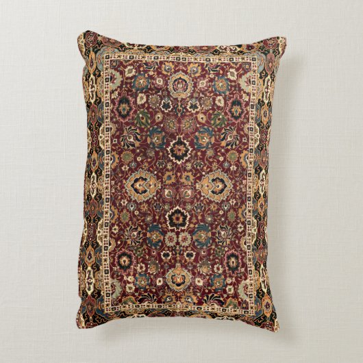 Antiek oosterse perzische harttapijten afdrukken accent kussen (Achterkant (Verticaal))